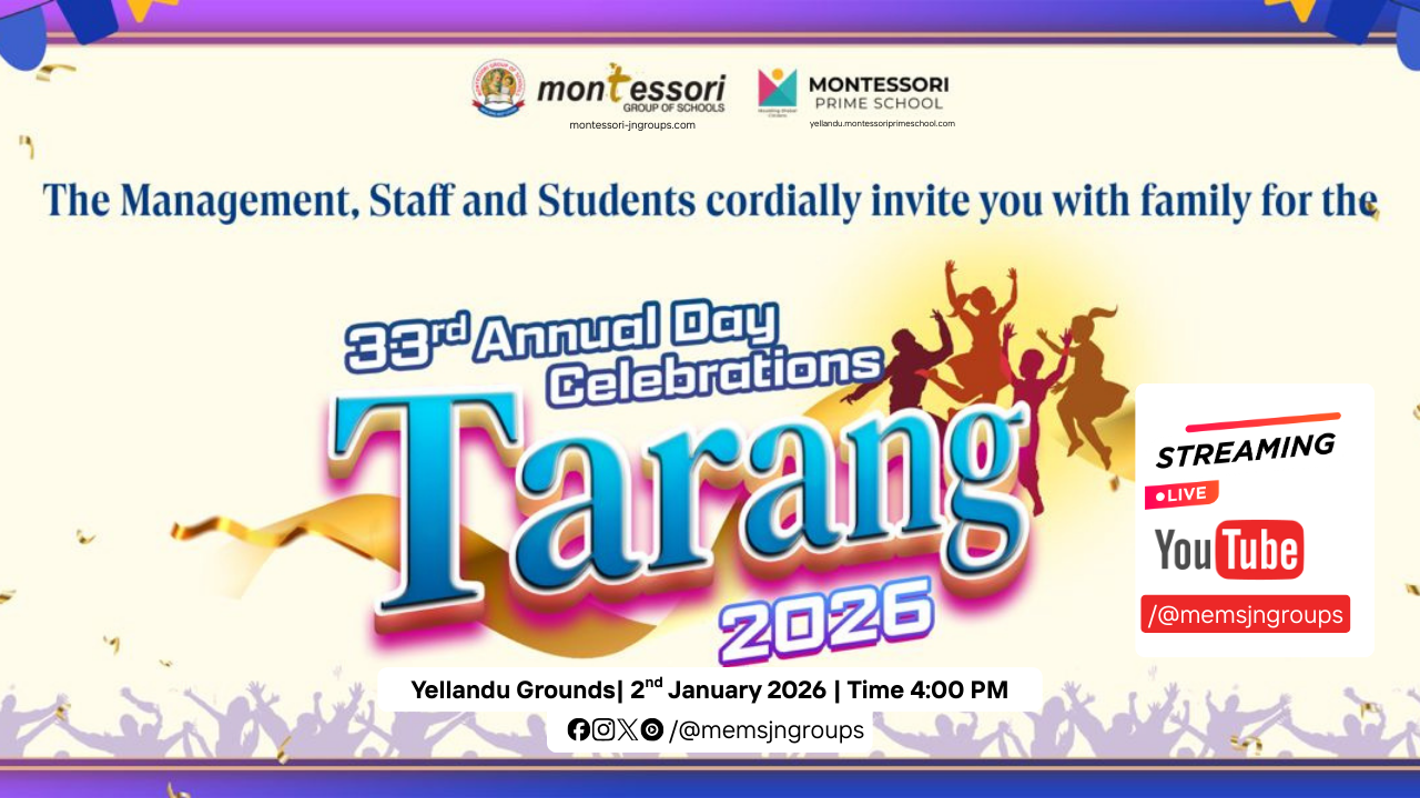 33rd Annual Day Celebrations – TARANG 2026